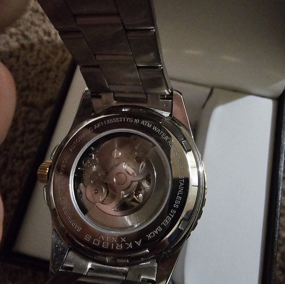 AKRIBOS XXIV brand new in box skeleton men's watch. - Picture 4 of 5